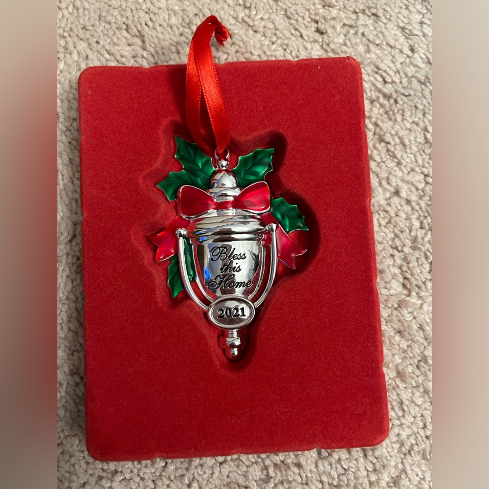 Lenox 2021 Bless this Home Ornament